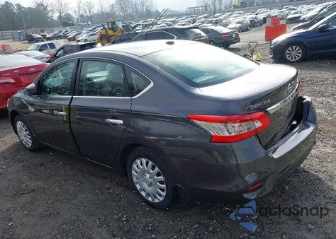 2015 Nissan Sentra Sv из США, поврежденный, VIN 3N1AB7AP4FL681622